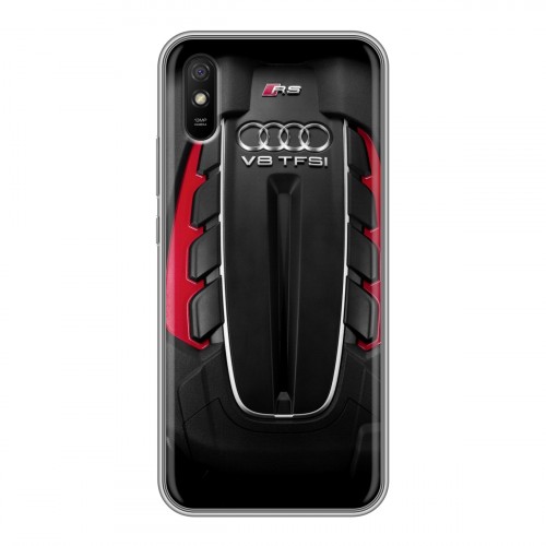 Дизайнерский силиконовый чехол для Xiaomi RedMi 9A Audi