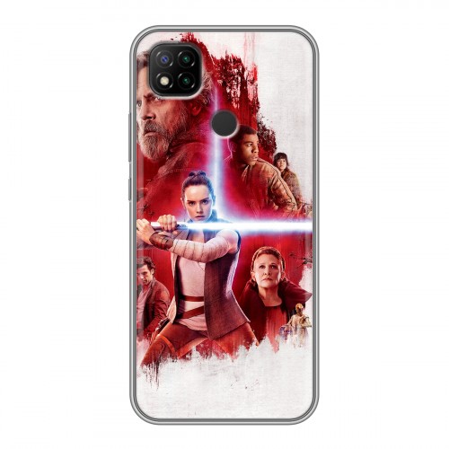 Дизайнерский силиконовый чехол для Xiaomi RedMi 9C Star Wars : The Last Jedi