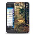 Дизайнерский пластиковый чехол для BlackBerry Z10 лес