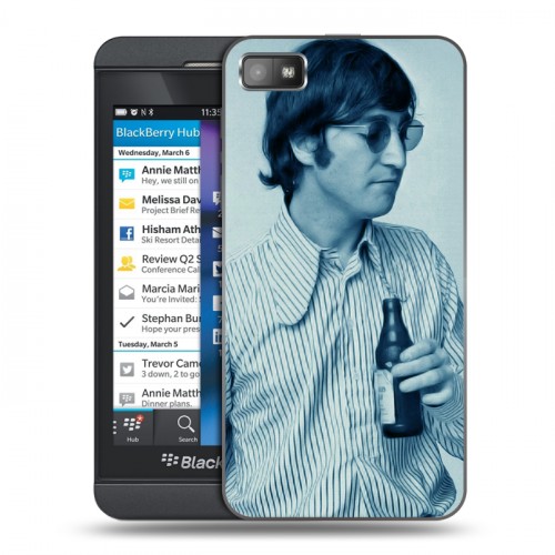 Дизайнерский пластиковый чехол для BlackBerry Z10 Джон Леннон