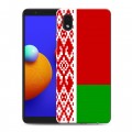 Дизайнерский пластиковый чехол для Samsung Galaxy A01 Core Флаг Белоруссии