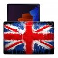 Дизайнерский силиконовый чехол для Samsung Galaxy Tab S7 Plus флаг Британии