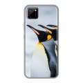 Дизайнерский пластиковый чехол для Realme C11 Пингвины