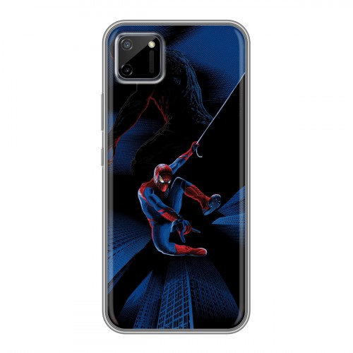 Дизайнерский пластиковый чехол для Realme C11 Человек -паук
