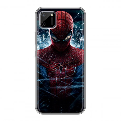 Дизайнерский пластиковый чехол для Realme C11 Человек -паук