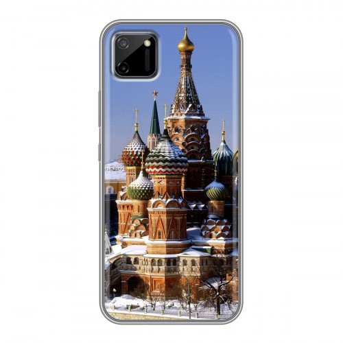 Дизайнерский силиконовый чехол для Realme C11 Москва