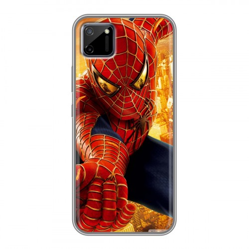 Дизайнерский силиконовый чехол для Realme C11 Человек-паук