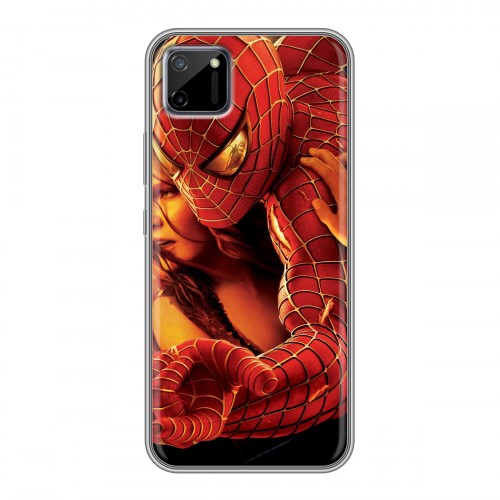 Дизайнерский силиконовый чехол для Realme C11 Человек-паук