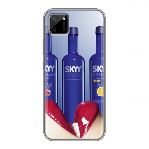 Дизайнерский силиконовый чехол для Realme C11 Skyy Vodka