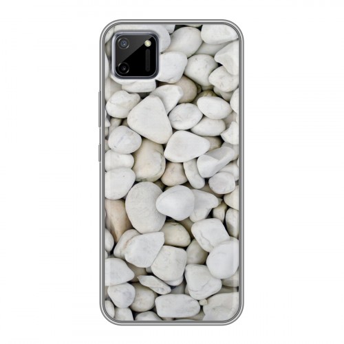 Дизайнерский пластиковый чехол для Realme C11 Текстура камня