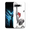 Дизайнерский силиконовый с усиленными углами чехол для ASUS ROG Phone 3 Майкл Джордан