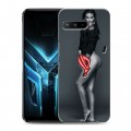 Дизайнерский силиконовый с усиленными углами чехол для ASUS ROG Phone 3 Ирина Шейк