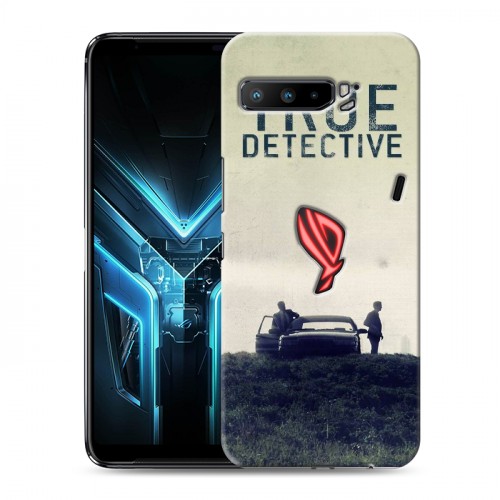 Дизайнерский силиконовый с усиленными углами чехол для ASUS ROG Phone 3 Настоящий детектив