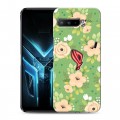 Дизайнерский силиконовый с усиленными углами чехол для ASUS ROG Phone 3 Причудливые цветы