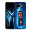 Дизайнерский силиконовый с усиленными углами чехол для ASUS ROG Phone 3 Bombay Sapphire