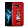 Дизайнерский силиконовый с усиленными углами чехол для ASUS ROG Phone 3 Budweiser