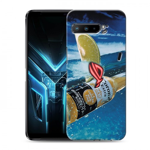 Дизайнерский силиконовый с усиленными углами чехол для ASUS ROG Phone 3 Corona