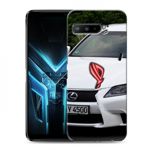 Дизайнерский силиконовый с усиленными углами чехол для ASUS ROG Phone 3 Lexus