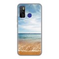 Дизайнерский пластиковый чехол для Tecno Camon 15 пляж