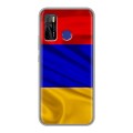Дизайнерский пластиковый чехол для Tecno Camon 15 Флаг Армении