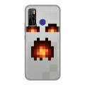 Дизайнерский силиконовый чехол для Tecno Camon 15 Minecraft