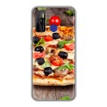 Дизайнерский пластиковый чехол для Tecno Camon 15 Пицца