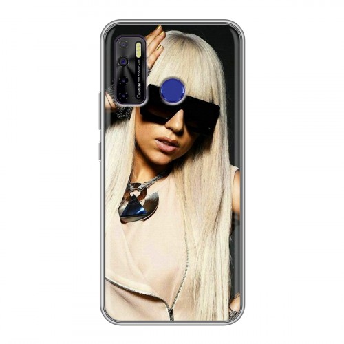 Дизайнерский силиконовый чехол для Tecno Camon 15 Леди Гага