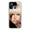 Дизайнерский силиконовый чехол для Tecno Camon 15 Леди Гага