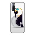 Дизайнерский силиконовый с усиленными углами чехол для Tecno Pouvoir 4 Пингвины