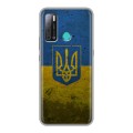 Дизайнерский силиконовый с усиленными углами чехол для Tecno Pouvoir 4 Флаг Украины