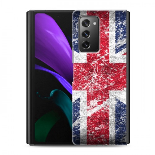 Дизайнерский пластиковый чехол для Samsung Galaxy Z Fold 2 Флаг Британии