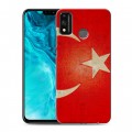 Дизайнерский силиконовый чехол для Huawei Honor 9X Lite Флаг Турции