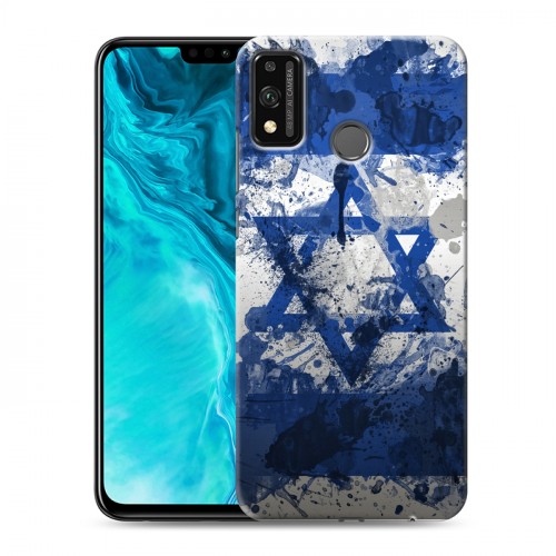 Дизайнерский силиконовый чехол для Huawei Honor 9X Lite Флаг Израиля