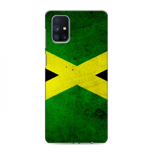 Дизайнерский силиконовый с усиленными углами чехол для Samsung Galaxy M51 Флаг Ямайки