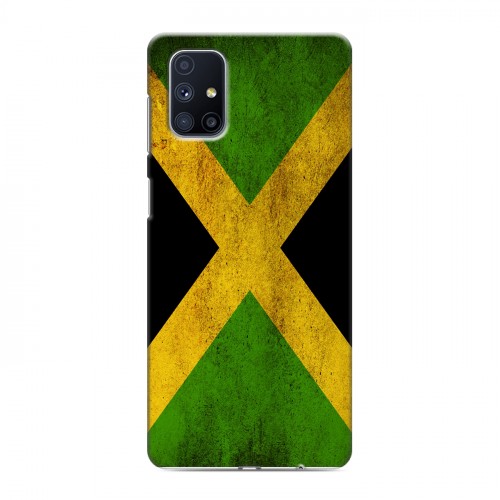 Дизайнерский силиконовый с усиленными углами чехол для Samsung Galaxy M51 Флаг Ямайки