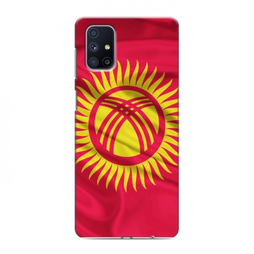 Дизайнерский силиконовый с усиленными углами чехол для Samsung Galaxy M51 Флаг Киргизии