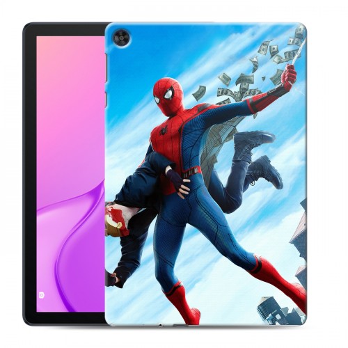 Дизайнерский силиконовый чехол для Huawei MatePad T10 Человек - паук