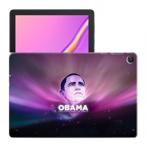 Дизайнерский силиконовый чехол для Huawei MatePad T10 Барак Обама