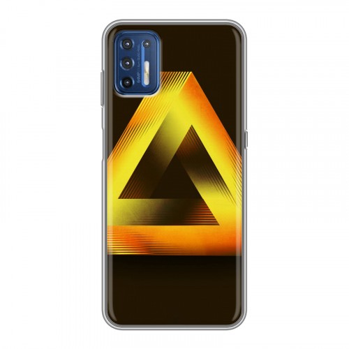 Дизайнерский силиконовый чехол для Motorola Moto G9 Plus Мистика треугольника