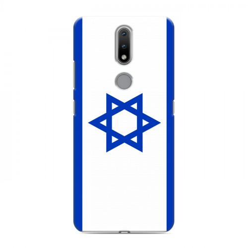 Дизайнерский силиконовый чехол для Nokia 2.4 Флаг Израиля