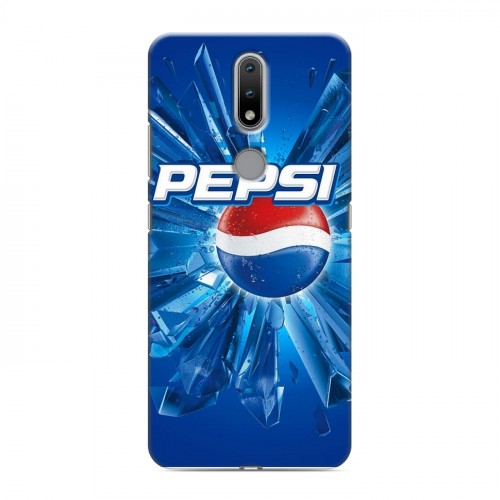 Дизайнерский силиконовый чехол для Nokia 2.4 Pepsi