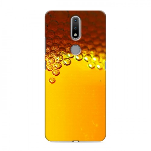Дизайнерский силиконовый чехол для Nokia 2.4 Пузырьки пива