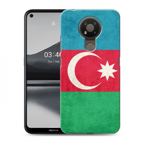 Дизайнерский силиконовый чехол для Nokia 3.4 Флаг Азербайджана