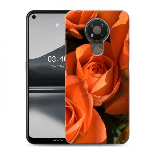 Дизайнерский силиконовый чехол для Nokia 3.4 Розы