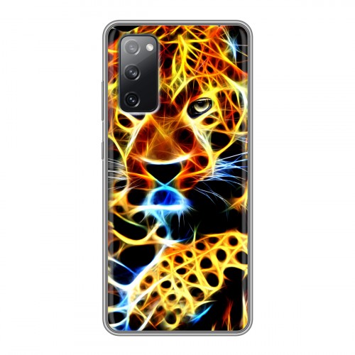 Дизайнерский силиконовый чехол для Samsung Galaxy S20 FE Пламенные животные