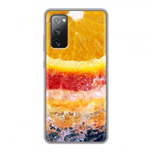 Дизайнерский силиконовый чехол для Samsung Galaxy S20 FE Апельсины