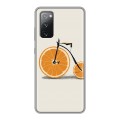 Дизайнерский силиконовый чехол для Samsung Galaxy S20 FE Апельсины