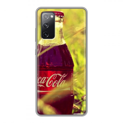 Дизайнерский силиконовый чехол для Samsung Galaxy S20 FE Coca-cola