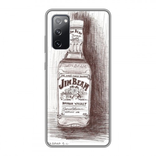 Дизайнерский силиконовый чехол для Samsung Galaxy S20 FE Jim Beam