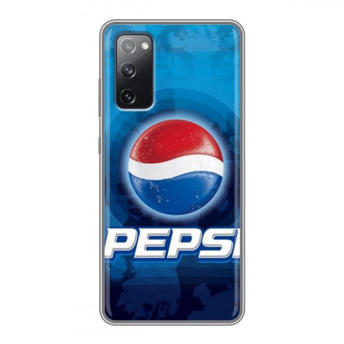 Дизайнерский силиконовый чехол для Samsung Galaxy S20 FE Pepsi